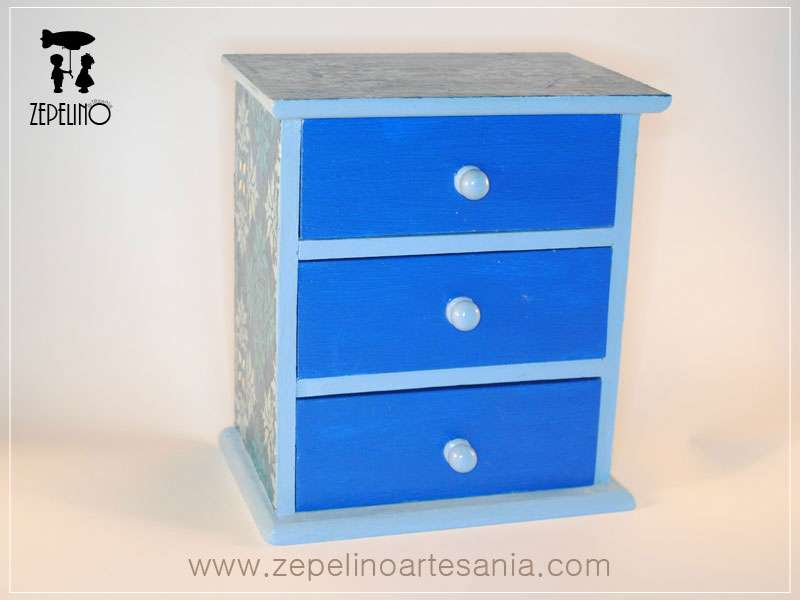 Cajonera azul